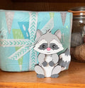 Raccoon DIY Pop-Out Wooden Paint Kit
