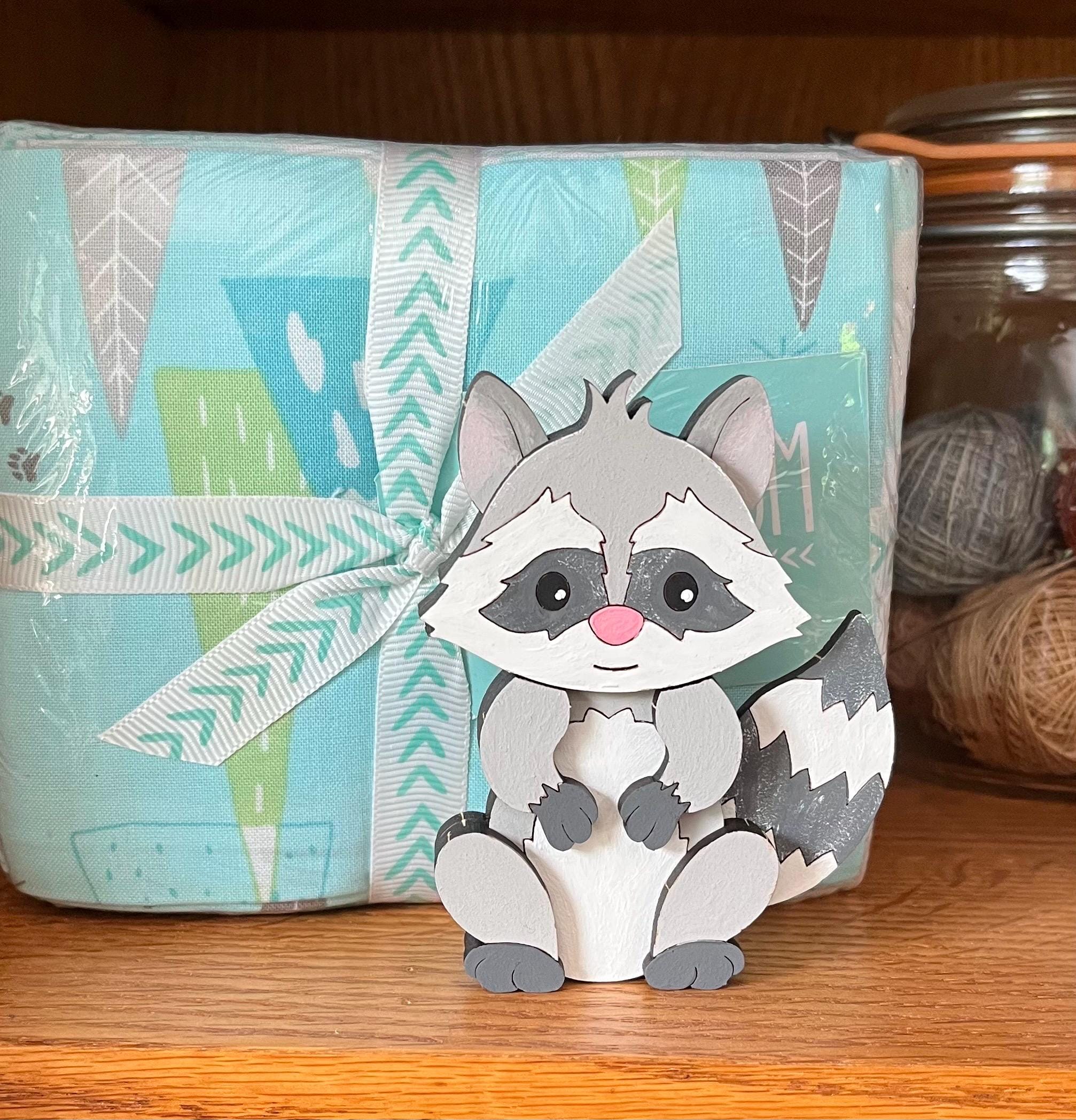 DIY Woodland Friends Craft Kit/Paint Laser cut Wood