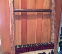 Rustic Blanket Ladder Rack